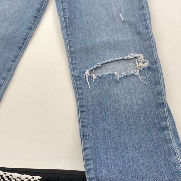 Joe's Jeans Boyfriend Slim Ankle Jeans Distressed Faded Manila Blue Stretch Size - Picture 7 of 16